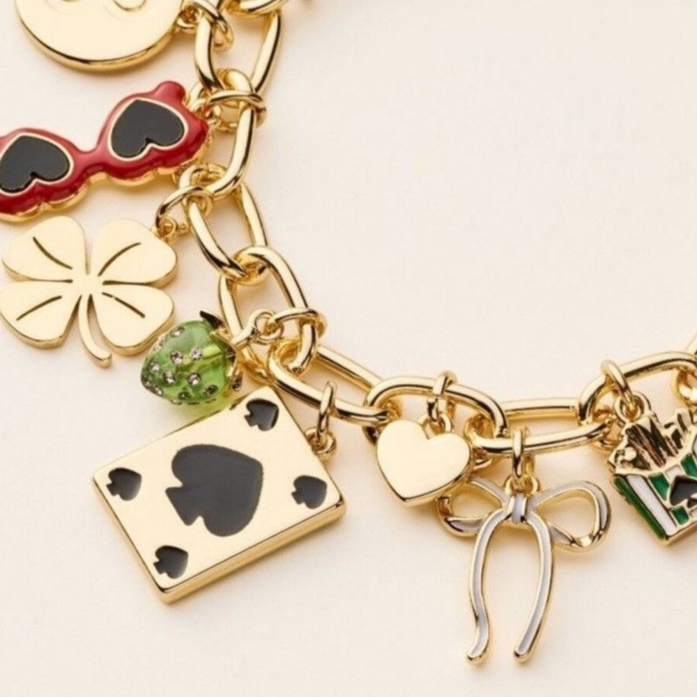 Kate Spade X Target Mixed Novelty Chunky Charm Bracelet